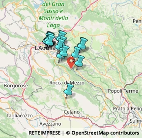 Mappa Via dell'Aquila, 67020 Villa Sant'Angelo AQ, Italia (11.2465)