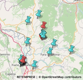 Mappa Localita Ferruti, 02034 Montopoli di Sabina RI, Italia (8.506)