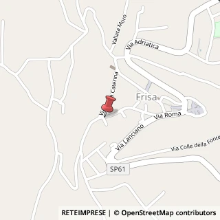 Mappa Via Santa Caterina, 137, 66030 Frisa, Chieti (Abruzzo)
