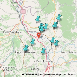 Mappa Via Sotto Le Fratte, 00060 Ponzano Romano RM, Italia (6.67133)