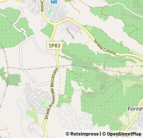 Mappa Via Sutri, 01037 Ronciglione VT, Italia (1.16923)
