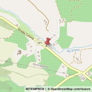 Mappa Strada Provinciale Cassia Cimina, Km.25,500, 01037 Ronciglione, Viterbo (Lazio)