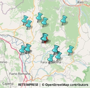 Mappa Via Piedimonte, 02034 Montopoli di Sabina RI, Italia (6.53875)