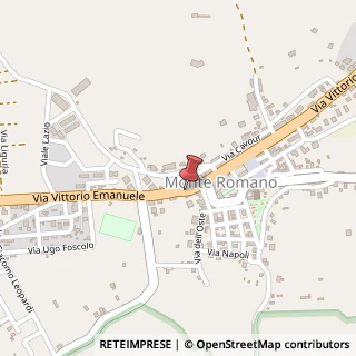 Mappa Via Vittorio Emanuele, 127, 01010 Monte Romano, Viterbo (Lazio)