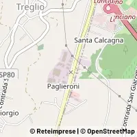 地図 Treglio