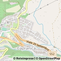 Mapa Capranica
