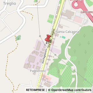 Mappa 66030 Pagliaroni CH, Italia, 66030 Treglio, Chieti (Abruzzo)
