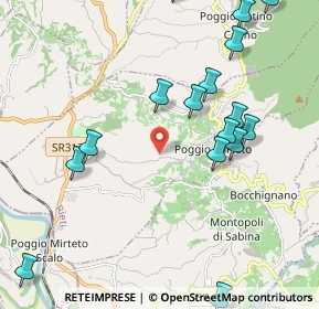 Mappa Poggio Mirteto, 02047 Poggio Mirteto RI, Italia (3.011)