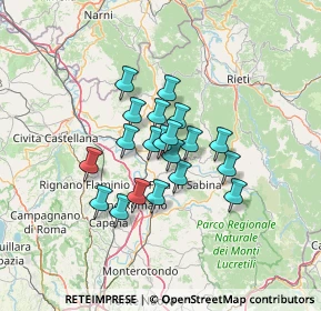 Mappa Poggio Mirteto, 02047 Poggio Mirteto RI, Italia (9.584)