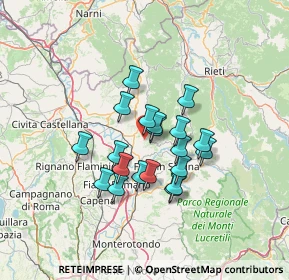 Mappa Poggio Mirteto, 02047 Poggio Mirteto RI, Italia (10.6915)