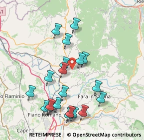 Mappa Poggio Mirteto, 02047 Poggio Mirteto RI, Italia (8.4245)
