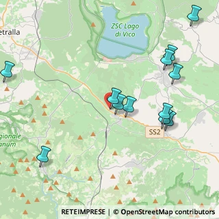 Mappa Viale delle Vigne, 01012 Capranica VT, Italia (4.95333)