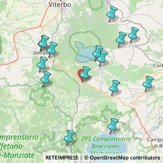 Mappa Viale della Cacciatella, 01012 Capranica VT, Italia (9.95867)