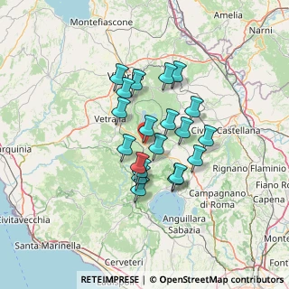 Mappa Viale della Cacciatella, 01012 Capranica VT, Italia (10.9465)