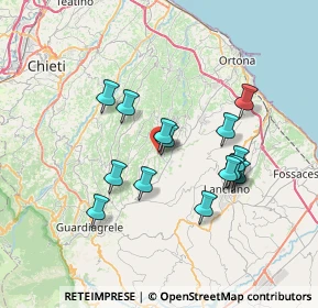 Mappa Vico Roma, 66030 Arielli CH, Italia (6.60267)