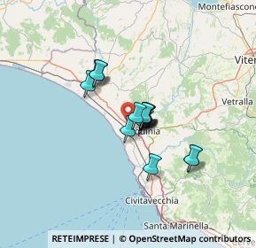 Mappa Via Aurelia, 01016 Tarquinia VT, Italia (8.755)
