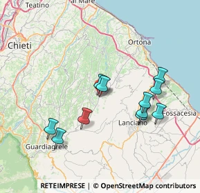 Mappa CAP, 66030 Arielli CH, Italia (7.35364)