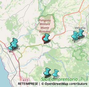 Mappa Via Camillo Benso Conte di Cavour, 01010 Monte Romano VT, Italia (9.8165)