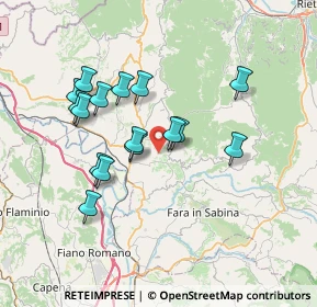Mappa 02047 Poggio Mirteto RI, Italia (6.76063)