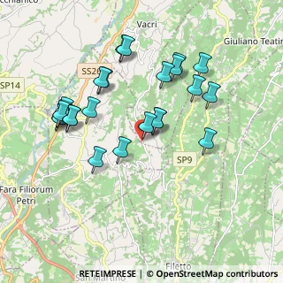 Mappa Via poveraccia, 66010 Vacri CH, Italia (2.0125)