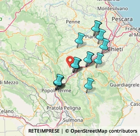 Mappa Via Provinciale, 65020 Pietranico PE, Italia (11.205)