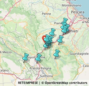 Mappa Via Provinciale, 65020 Pietranico PE, Italia (10.70071)