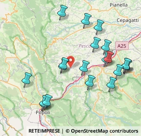 Mappa Via Provinciale, 65020 Pietranico PE, Italia (9.1135)