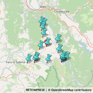 Mappa Via Colle Agnelone, 02030 Torricella In Sabina RI, Italia (6.71389)