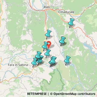 Mappa Via Santa Maria, 02030 Torricella In Sabina RI, Italia (6.40467)
