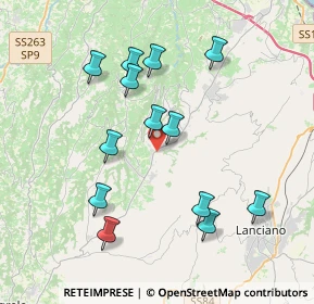 Mappa Via Valli Str.marrucina, 66030 Arielli CH, Italia (3.98308)