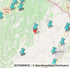 Mappa Via Valli Str.marrucina, 66030 Arielli CH, Italia (6.92667)