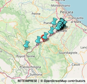 Mappa Via Castellari, 65027 Scafa PE, Italia (13.262)