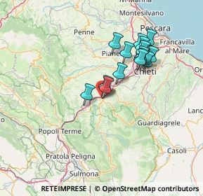 Mappa Via Castellari, 65027 Scafa PE, Italia (12.698)