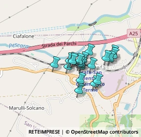 Mappa Via Castellari, 65027 Scafa PE, Italia (0.276)