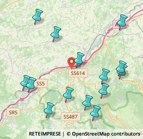 Mappa Via Castellari, 65027 Scafa PE, Italia (5.05429)