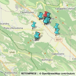 Mappa Via S. Pio, 67020 San Pio delle Camere AQ, Italia (1.83043)