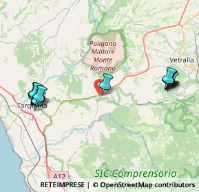 Mappa Via Toscana, 01010 Monte Romano VT, Italia (10.517)