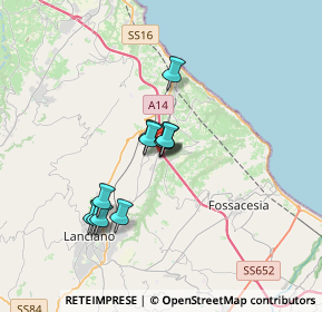 Mappa Contrada Santa Calcagna 44 Centro Comm Thema Polycenter, 66030 Rocca San Giovanni CH, Italia (2.77818)