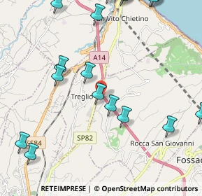 Mappa Contrada Santa Calcagna 44 Centro Comm Thema Polycenter, 66030 Rocca San Giovanni CH, Italia (3.084)