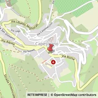 Mappa Piazza Capponi, 3, 67022 Capestrano, L'Aquila (Abruzzo)