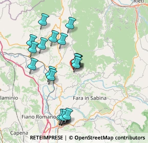 Mappa Via Colle Pulcino, 02047 Poggio Mirteto RI, Italia (8.0285)