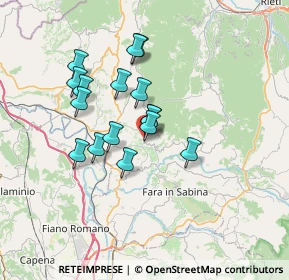 Mappa Via Colle Pulcino, 02047 Poggio Mirteto RI, Italia (5.91188)