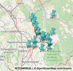 Mappa Via Colle Pulcino, 02047 Poggio Mirteto RI, Italia (10.49053)