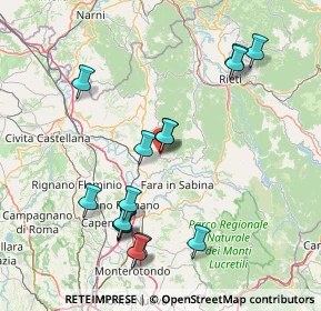 Mappa Via Colle Pulcino, 02047 Poggio Mirteto RI, Italia (17.14533)