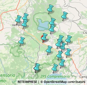 Mappa Via Alessandro Manzoni, 01012 Capranica VT, Italia (8.58)