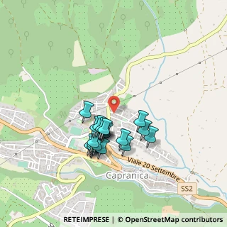 Mappa Via Giacomo Leopardi, 01012 Capranica VT, Italia (0.394)