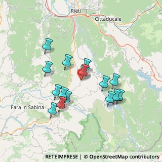 Mappa Via Salaria Vecchia, 02030 Torricella In Sabina RI, Italia (6.932)