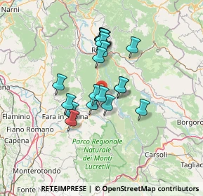 Mappa Via Guglielmo Marconi, 02030 Torricella In Sabina RI, Italia (11.4625)