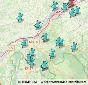 Mappa Largo Madonna, 65020 Turrivalignani PE, Italia (5.00474)
