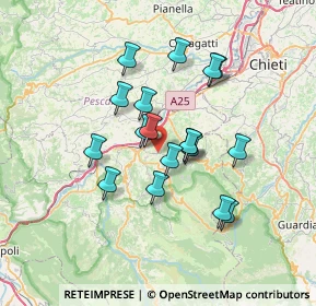 Mappa Largo Madonna, 65020 Turrivalignani PE, Italia (5.98778)